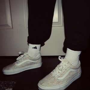 Vans Rainbow Jersey Old Skool Shoes US Women 6.0